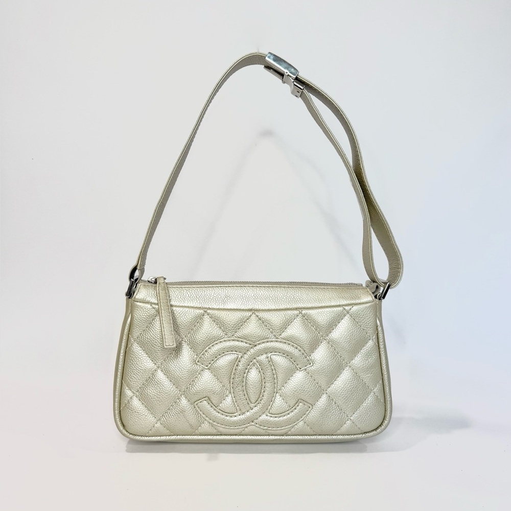 ✨SOLD✨ Chanel Gold Silver Timeless Pochette